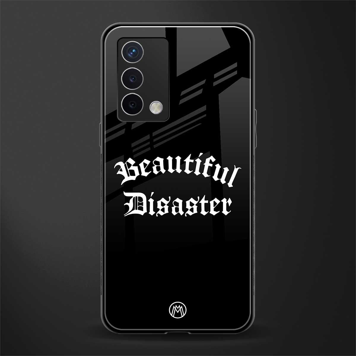 beautiful disaster back phone cover | glass case for oppo a74 4g