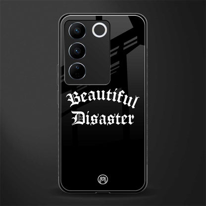 beautiful disaster back phone cover | glass case for vivo v27 pro 5g