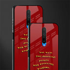 beautiful people with beautiful problems glass case for poco x2 image-2