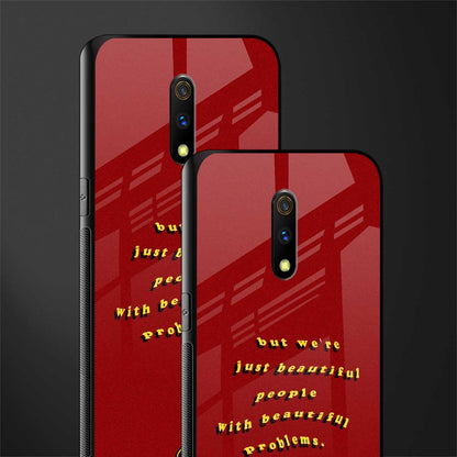 beautiful people with beautiful problems glass case for oppo k3 image-2