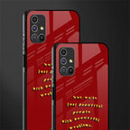 beautiful people with beautiful problems glass case for samsung galaxy m51 image-2