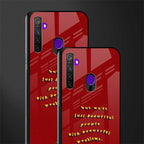 beautiful people with beautiful problems glass case for realme 5 image-2