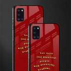 beautiful people with beautiful problems glass case for samsung galaxy a31 image-2