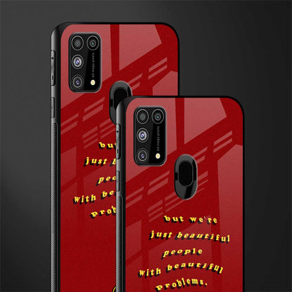 beautiful people with beautiful problems glass case for samsung galaxy f41 image-2