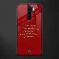 beautiful people with beautiful problems glass case for redmi note 8 pro image