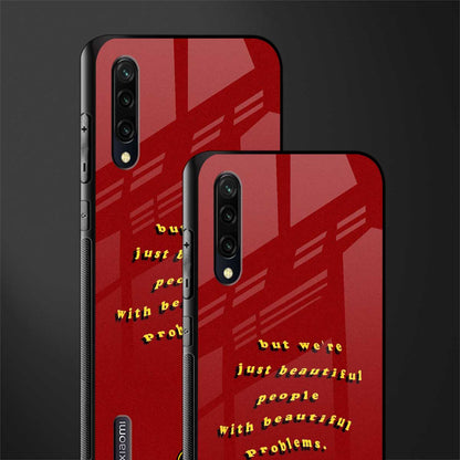 beautiful people with beautiful problems glass case for mi a3 redmi a3 image-2