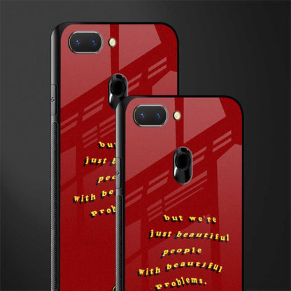 beautiful people with beautiful problems glass case for oppo a5 image-2