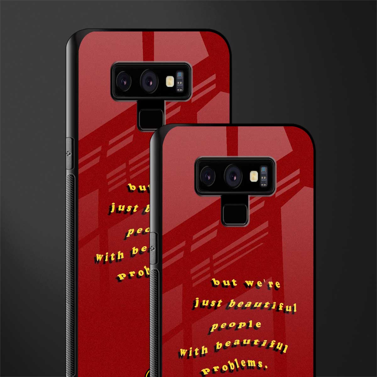 beautiful people with beautiful problems glass case for samsung galaxy note 9 image-2