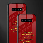 beautiful people with beautiful problems glass case for samsung galaxy s10 image-2