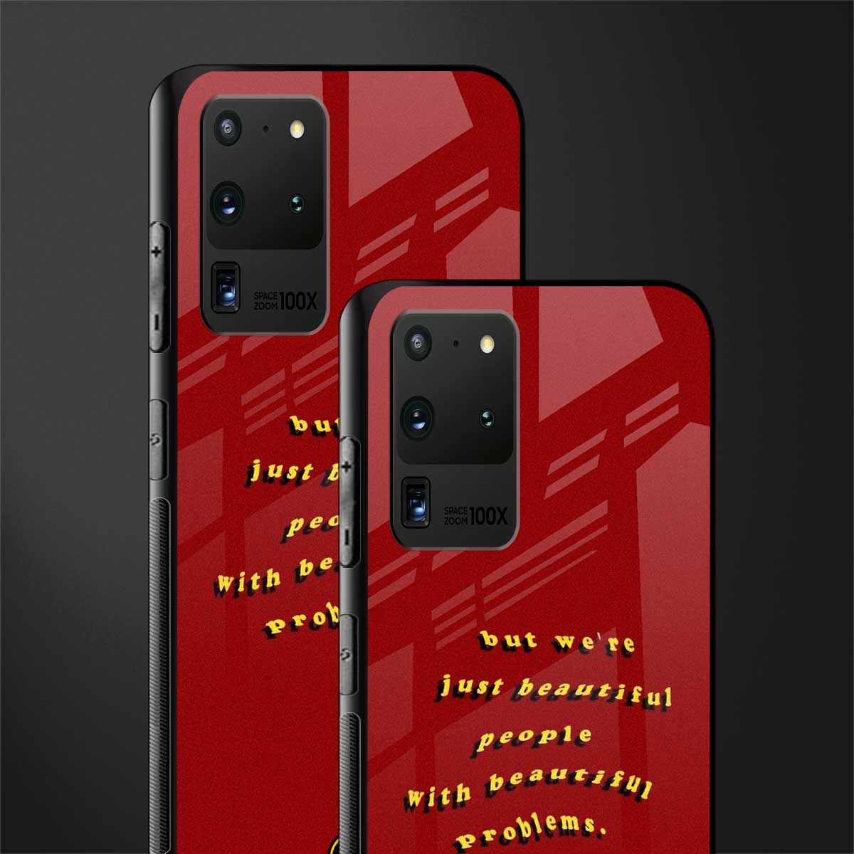 beautiful people with beautiful problems glass case for samsung galaxy s20 ultra image-2