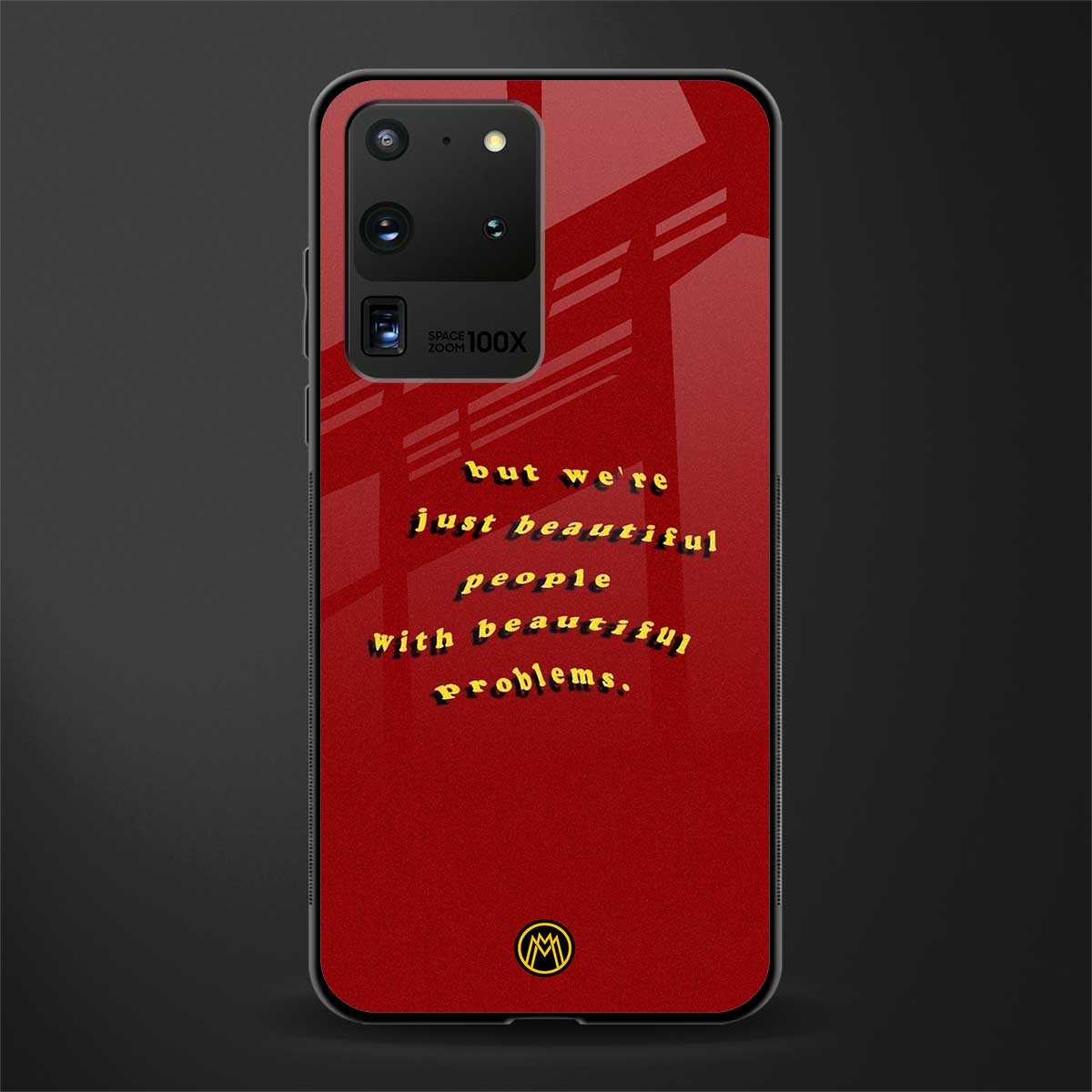beautiful people with beautiful problems glass case for samsung galaxy s20 ultra image