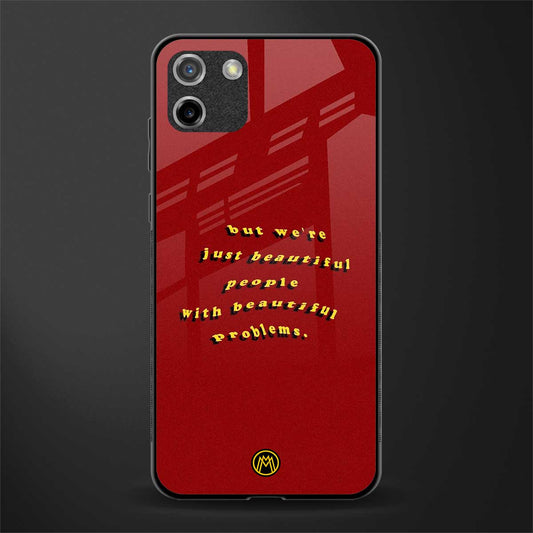beautiful people with beautiful problems glass case for realme c11 image