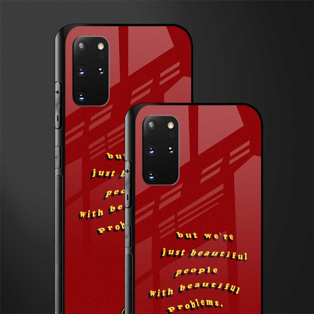beautiful people with beautiful problems glass case for samsung galaxy s20 plus image-2