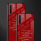 beautiful people with beautiful problems glass case for oppo f15 image-2