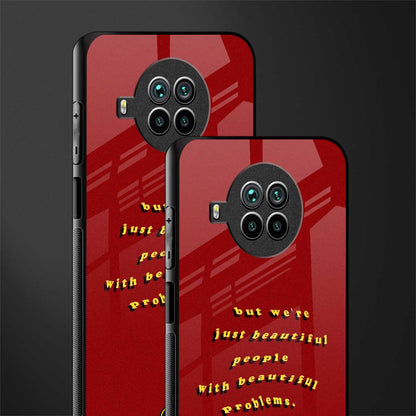 beautiful people with beautiful problems glass case for mi 10i image-2