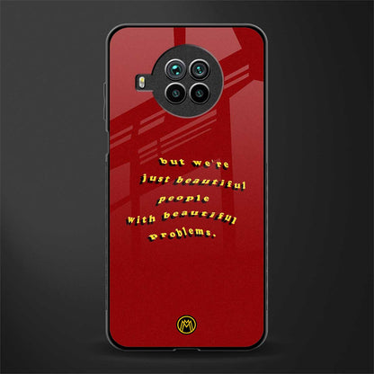 beautiful people with beautiful problems glass case for mi 10i image