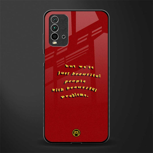 beautiful people with beautiful problems glass case for redmi 9 power image