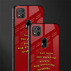 beautiful people with beautiful problems glass case for redmi 9c image-2
