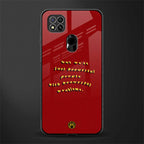beautiful people with beautiful problems glass case for redmi 9c image