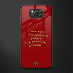 beautiful people with beautiful problems glass case for poco x3 image