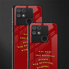 beautiful people with beautiful problems back phone cover | glass case for realme narzo 50a