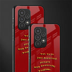 beautiful people with beautiful problems back phone cover | glass case for samsung galaxy a53 5g