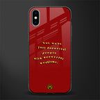 beautiful people with beautiful problems glass case for iphone xs image