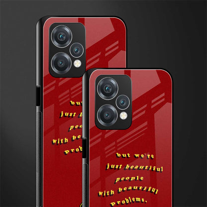 beautiful people with beautiful problems back phone cover | glass case for oneplus nord ce 2 lite 5g
