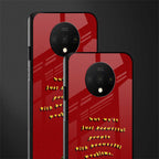 beautiful people with beautiful problems glass case for oneplus 7t image-2