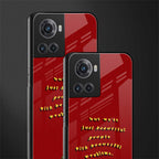 beautiful people with beautiful problems back phone cover | glass case for oneplus 10r 5g
