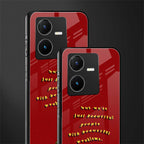 beautiful people with beautiful problems back phone cover | glass case for vivo y22