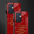 beautiful people with beautiful problems back phone cover | glass case for oneplus 9