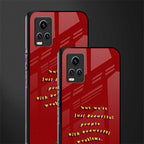 beautiful people with beautiful problems back phone cover | glass case for vivo v21e 4g
