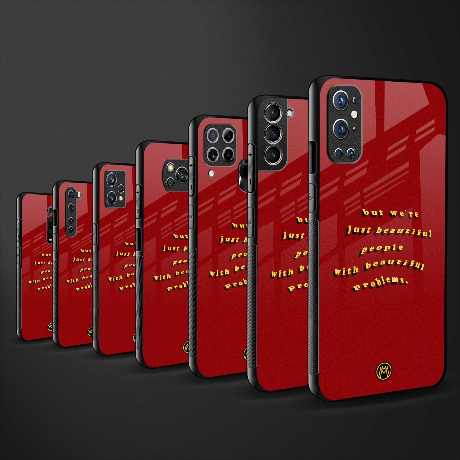 beautiful people with beautiful problems glass case for samsung galaxy f41 image-3