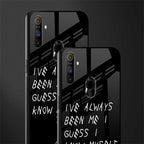 being myself glass case for realme narzo 10a image-2