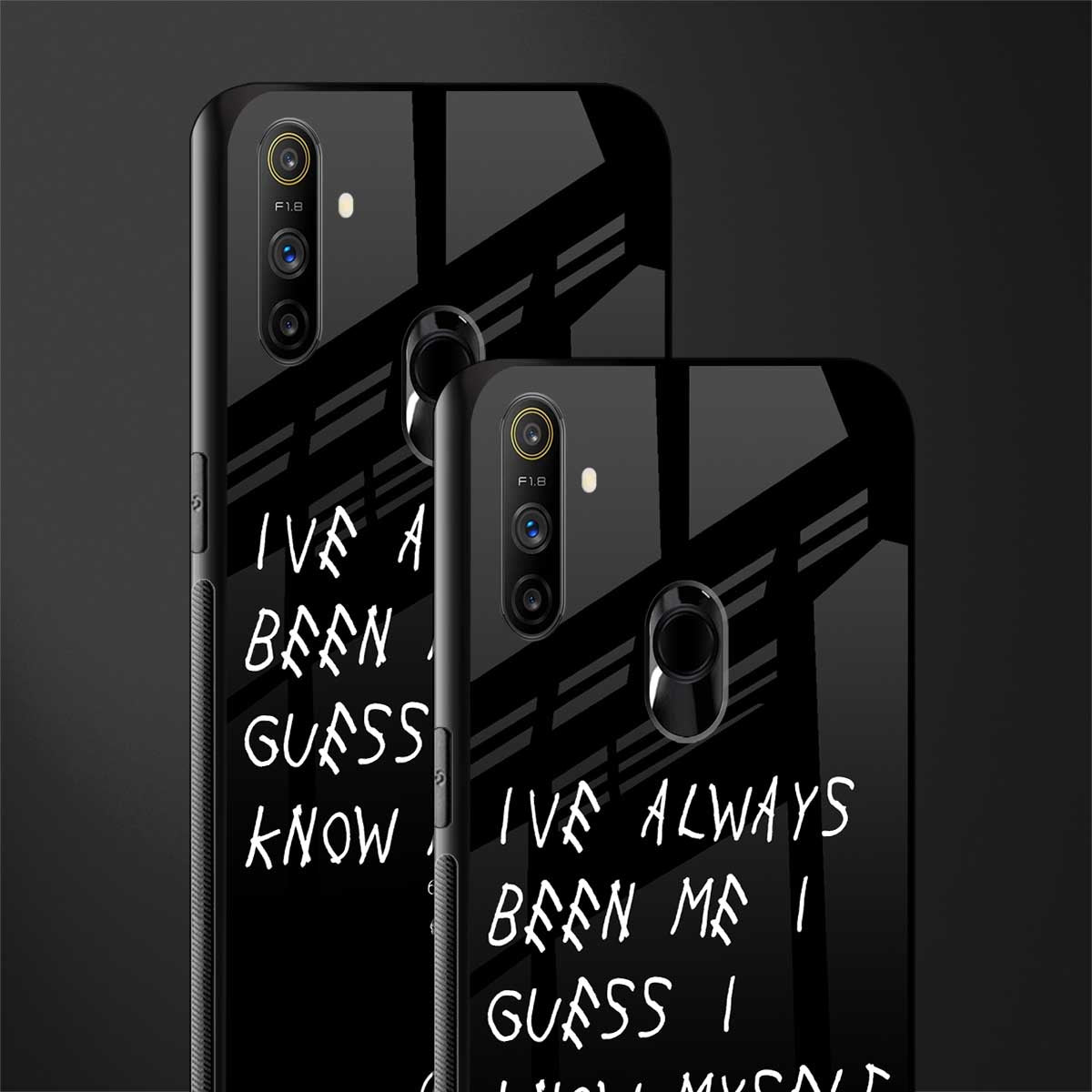 being myself glass case for realme narzo 10a image-2