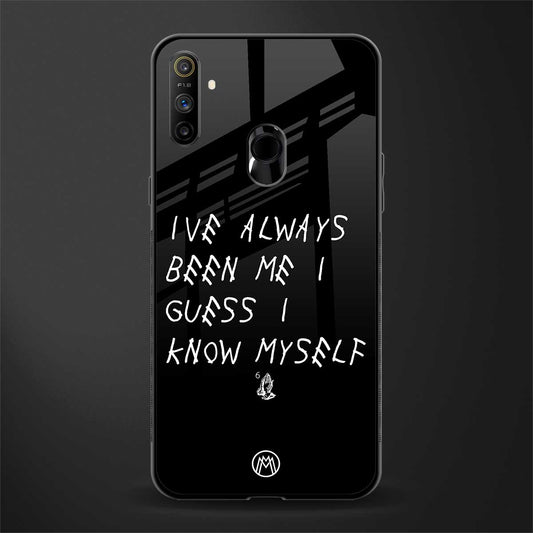 being myself glass case for realme narzo 20a image