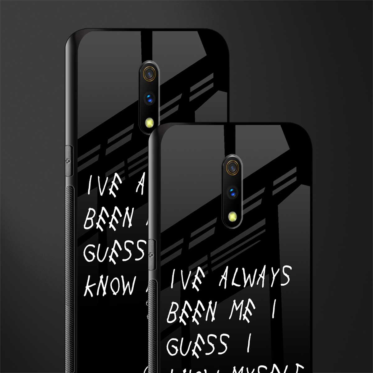 being myself glass case for realme x image-2