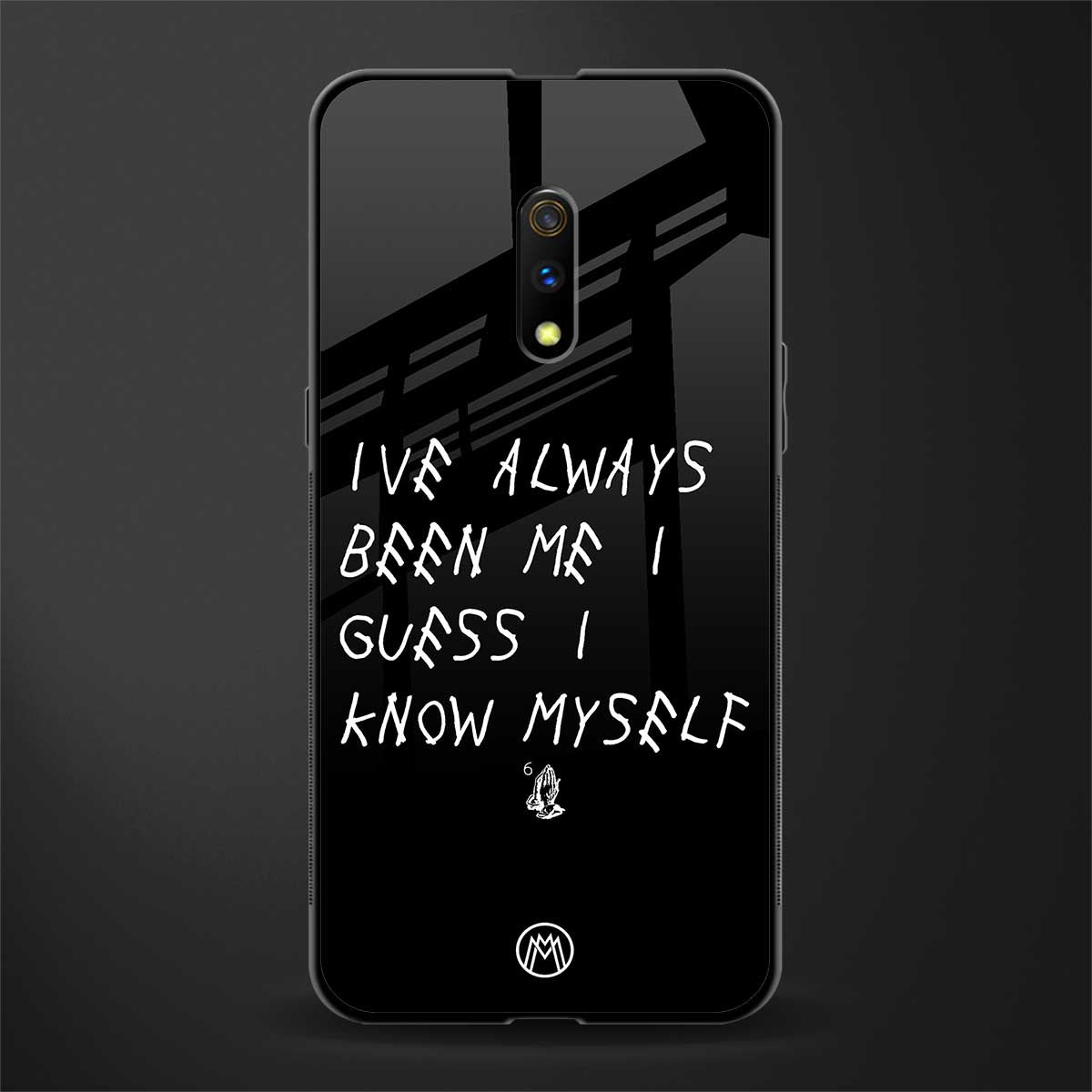 being myself glass case for realme x image