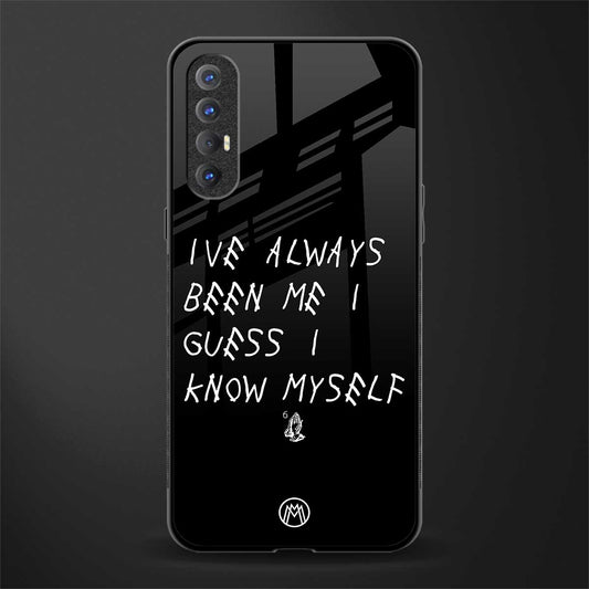 being myself glass case for oppo reno 3 pro image