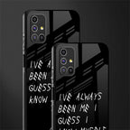 being myself glass case for samsung galaxy m51 image-2