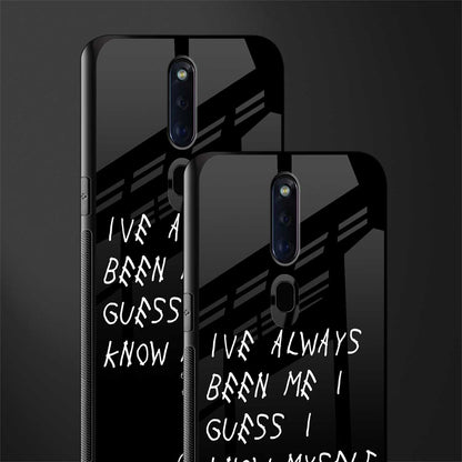 being myself glass case for oppo f11 pro image-2