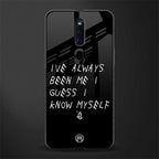 being myself glass case for oppo f11 pro image