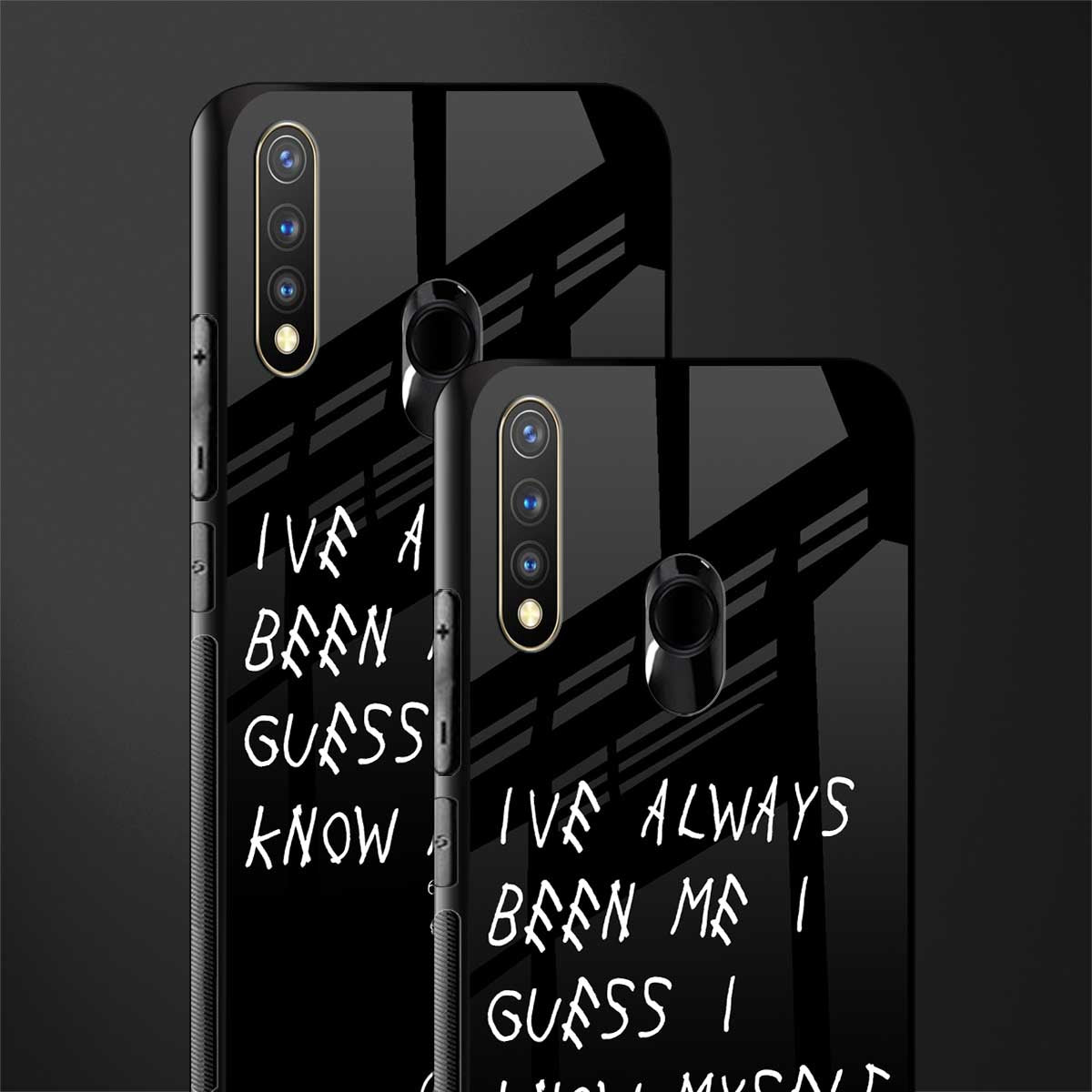 being myself glass case for vivo u20 image-2