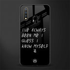 being myself glass case for vivo u20 image