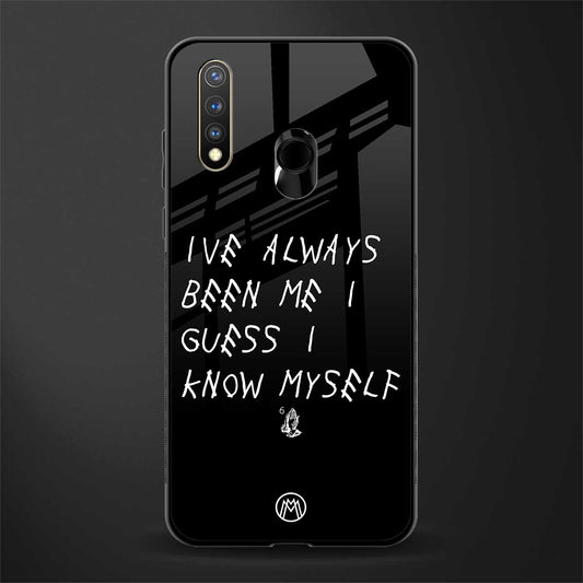 being myself glass case for vivo u20 image