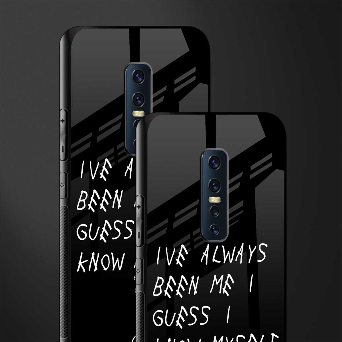 being myself glass case for vivo v17 pro image-2