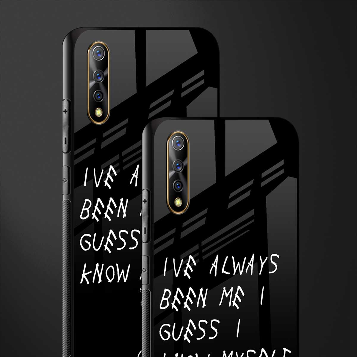 being myself glass case for vivo s1 image-2