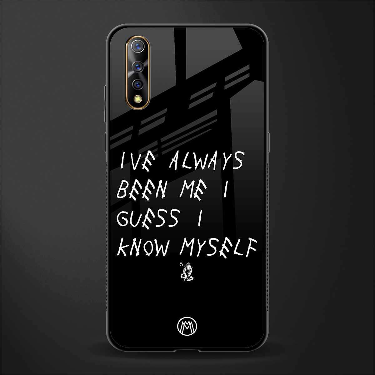 being myself glass case for vivo s1 image