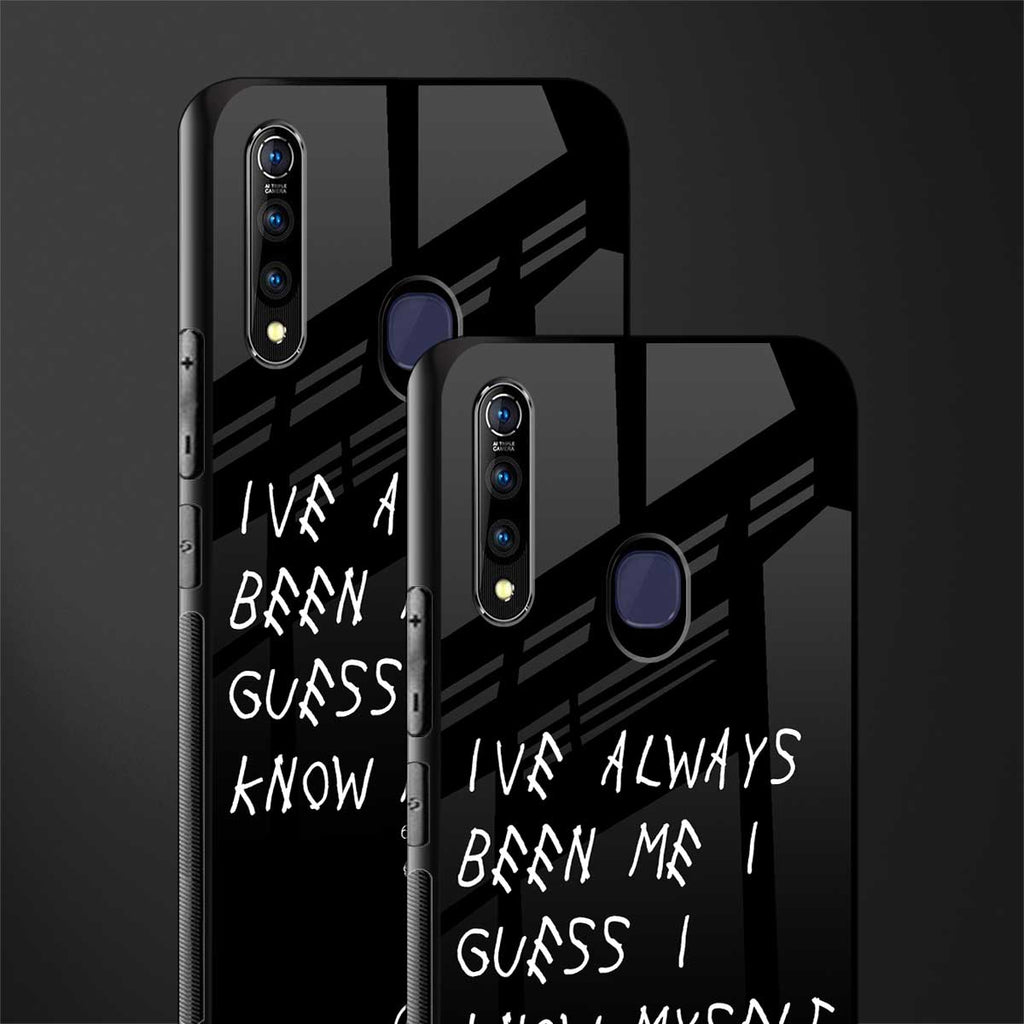being myself glass case for vivo z1 pro image-2
